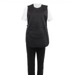 Whites Tabard With Pocket Black