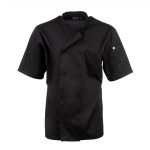 Chefs Works Montreal Unisex Chef Jacket Black L - Image 12
