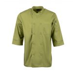Chef Works Unisex Chef Jacket Lime L - Image 2