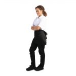 Whites Short Bistro Apron Black - Image 5