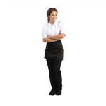 Whites Short Bistro Apron Black - Image 6