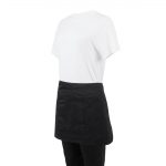 Whites Short Bistro Apron Black - Image 9