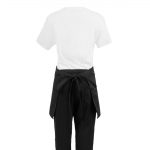 Whites Short Bistro Apron Black - Image 10
