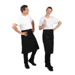 Regular Bistro Apron Black With Pocket - Image 4