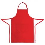 Chef Works Bib Apron Red - Image 2