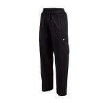 Chef Works Unisex Classic Fit Cargo Chefs Trousers Black L - Image 4