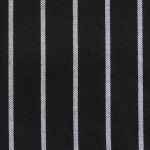 Chef Works Premium Woven Bib Apron Black and White Stripe - Image 3
