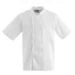 Whites Boston Unisex Chef Jacket Short Sleeve White L