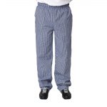 Whites Unisex Vegas Chefs Trousers Small Blue & White Check L - Image 7