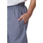 Whites Unisex Vegas Chefs Trousers Small Blue & White Check L - Image 8