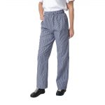 Whites Unisex Vegas Chefs Trousers Small Blue & White Check L - Image 2
