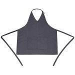 Whites V Neck Service Apron Charcoal - Image 11