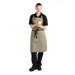 Whites Polycotton Bib Apron Olive - Image 5