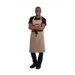 Whites Polycotton Bib Apron Tan - Image 5