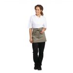 Whites Short Bistro Apron Olive - Image 5