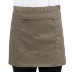 Whites Short Bistro Apron Olive - Image 12