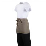 Whites Short Bistro Apron Tan - Image 5