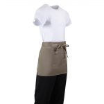 Whites Short Bistro Apron Tan - Image 10