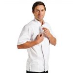 Chef Works Springfield Mens Chef Jacket White L - Image 3