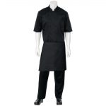 Chef Works Half Bistro Apron Black - Image 2