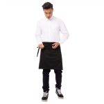 Chef Works Half Bistro Apron Black - Image 3