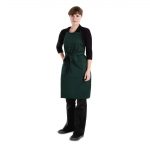Chef Works Butchers Bib Apron Hunter Green - Image 2