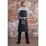 Southside Bib Apron Denim Black - Image 4