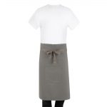 Southside Cotton Canvas Bistro Apron Khaki
