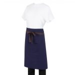 Southside Cotton Canvas Bistro Apron Navy - Image 7