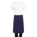 Southside Cotton Canvas Bistro Apron Navy - Image 9