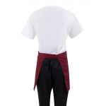 Whites Short Bistro Apron Burgundy - Image 11