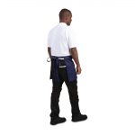 Whites Short Bistro Apron Navy Blue - Image 5