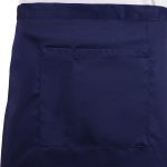 Whites Short Bistro Apron Navy Blue - Image 11