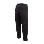 Chef Works Men's Lightweight Slim Trouser Black Size M - Image 4