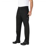 Chef Works Men's Lightweight Slim Trouser Black Size M - Image 10
