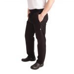 Chef Works Men's Lightweight Slim Trouser Black Size M - Image 12