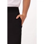 Chef Works Men's Lightweight Slim Trouser Black Size M - Image 15
