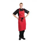 Whites Bib Apron Red - Image 2