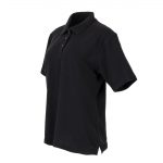 Ladies Polo Shirt Black L - Image 3