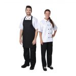 Nisbets Essentials Bib Aprons Polycotton Black (2 pack) - Image 4