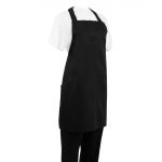 Nisbets Essentials Bib Aprons Polycotton Black (2 pack) - Image 8
