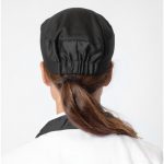 Nisbets Essentials Chef Skull Caps Black (2 pack) - Image 2