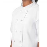 Nisbets Essentials Short Sleeve Chefs Jacket White XXL (2 pack) - Image 6