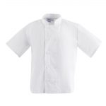 Nisbets Essentials Short Sleeve Chefs Jacket White XXL (2 pack) - Image 2