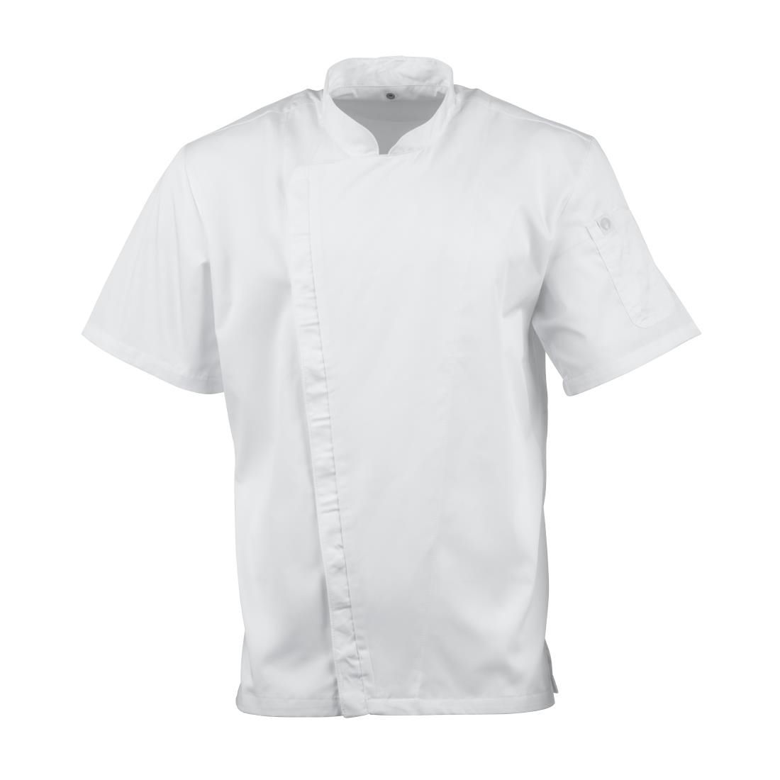 bb669-l_new.jpg Chef Works Cannes Unisex Chef Jacket White L - Image 1