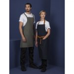 Southside Cotton Canvas Bib Apron Khaki - Image 2