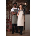 Southside Cotton Canvas Bib Apron Khaki - Image 3