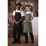 Southside Cotton Canvas Bib Apron Khaki - Image 4