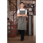 Southside Cotton Canvas Bib Apron Khaki - Image 10