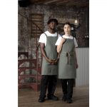 Southside Cotton Canvas Bib Apron Khaki - Image 8